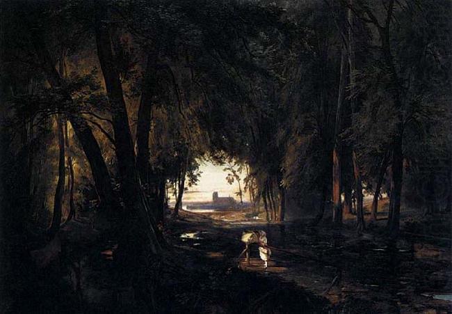 The Woods near Spandau, Karl Blechen